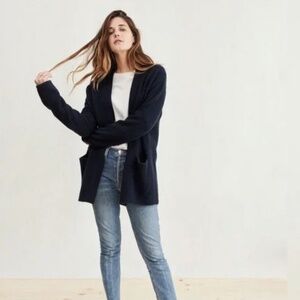 Jenni Kayne Short Sweater Coat - Navy - XS